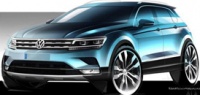В Сети появились эскизы нового Volkswagen Tiguan