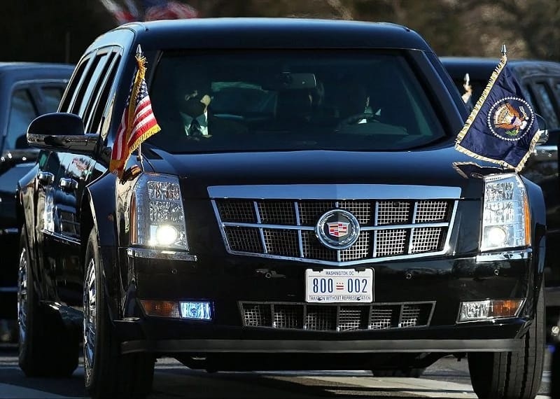 Cadillac Дональда Трампа фото